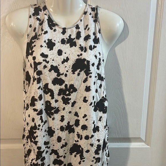 Motel Rocks Black and White Spotted Mini Dress - Picture 3 of 8